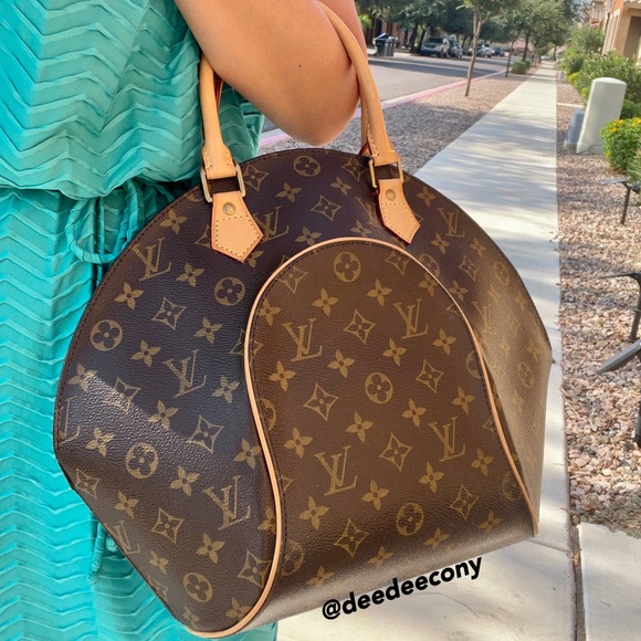 🌸NEW Vachetta💖Auth Louis Vuitton Ellipse tote MM - Picture 2 of 16